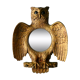 Witch's eye mirror, owl, key ring, 60s