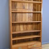 Solid Mahogany Bookcase, India - 20th Century