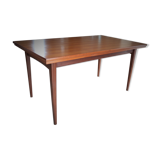 Scandinavian table in teak and teak veneer