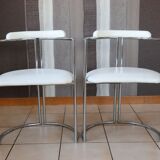 Pair of white chairs design