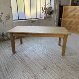 Solid oak farmhouse table 180 cm
