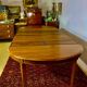 Oval table with 4 extensions, Louis XVI style, 10/12 people