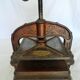Cast iron notary press