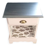 Revamped vintage bedside table