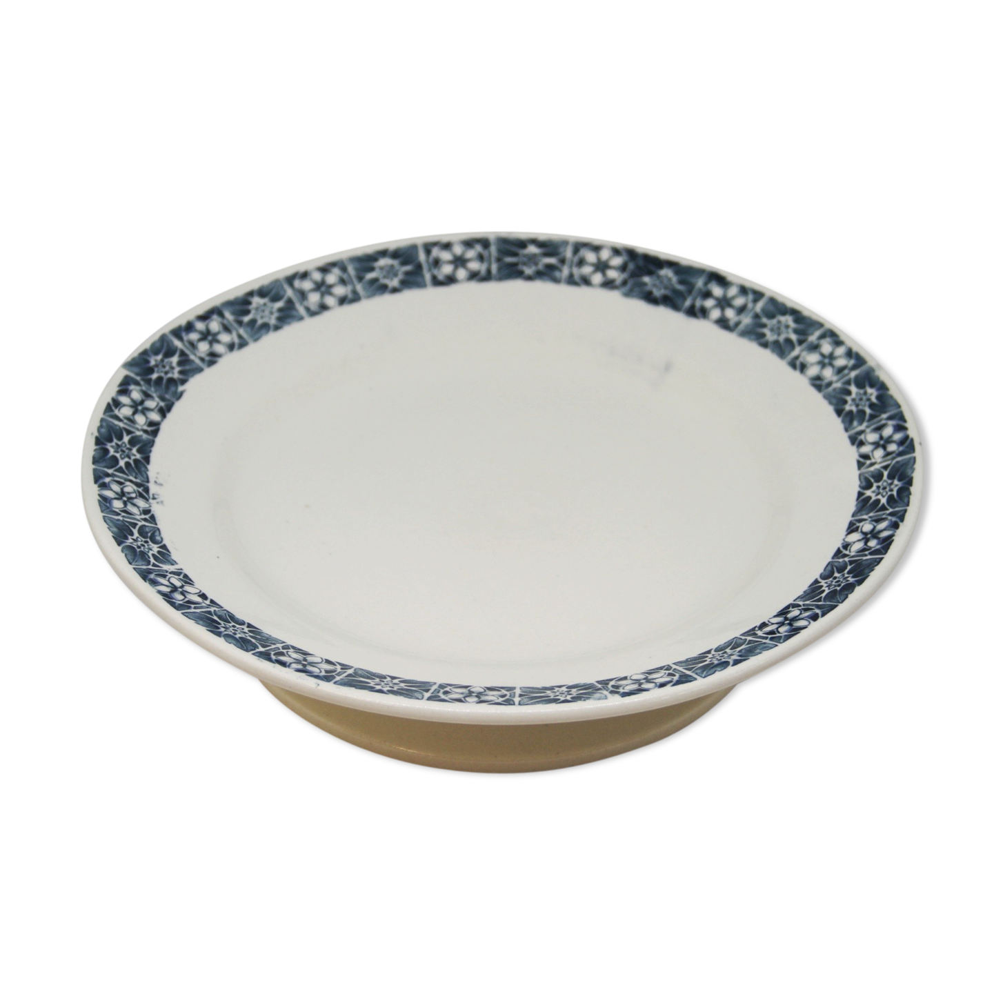 Mounted plate Terre de fer René de Longchamp