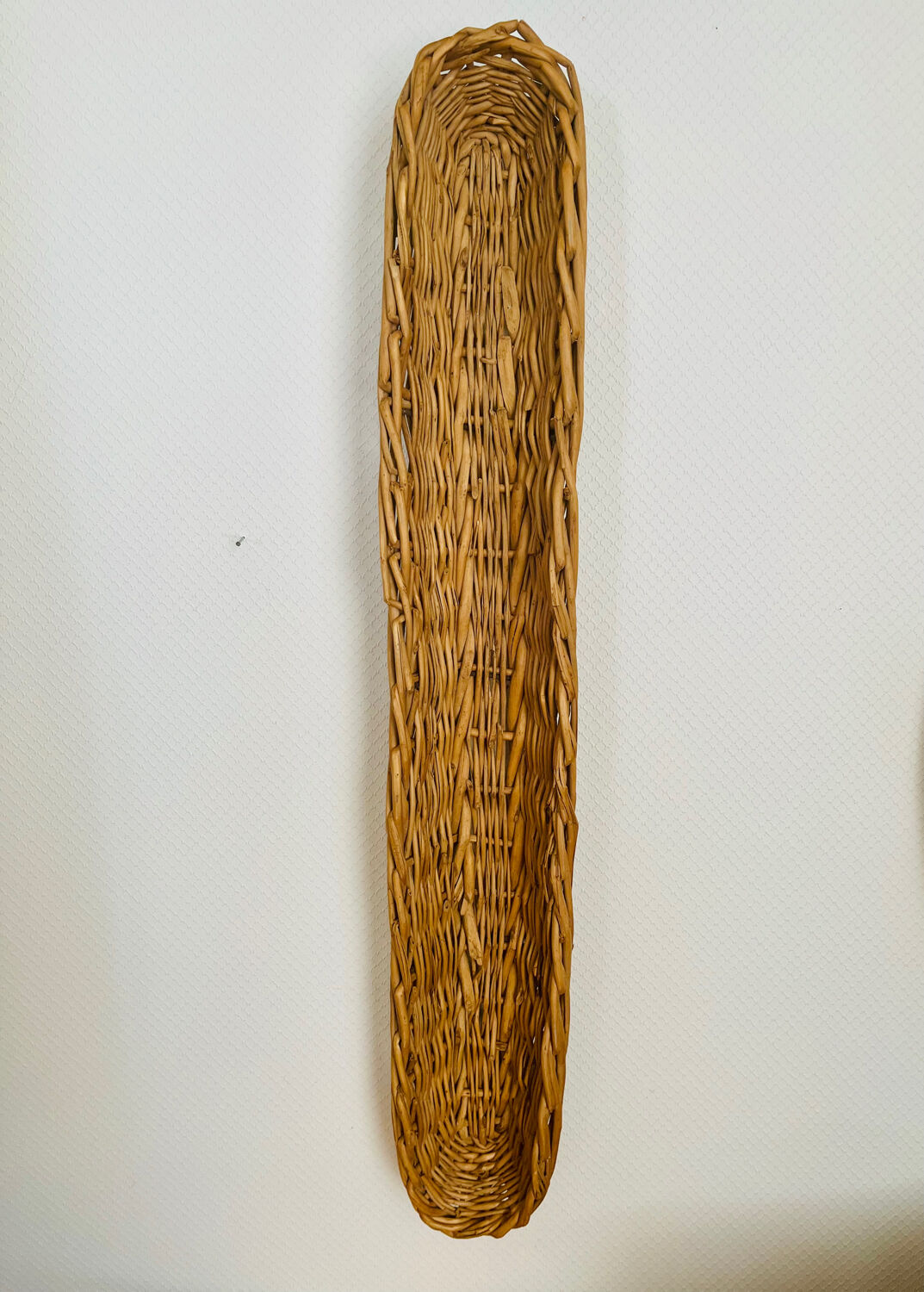 Vintage baguette bread basket