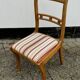 Set of 4 vintage mahogany dining chairs