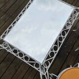 Wrought iron garden furniture