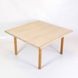 Coffee Table Made In Light Oak By Hans J. Wegner For Andreas Tuck Møbelfabrik From 1960s