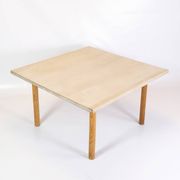 Coffee Table Made In Light Oak By Hans J. Wegner For Andreas Tuck Møbelfabrik From 1960s