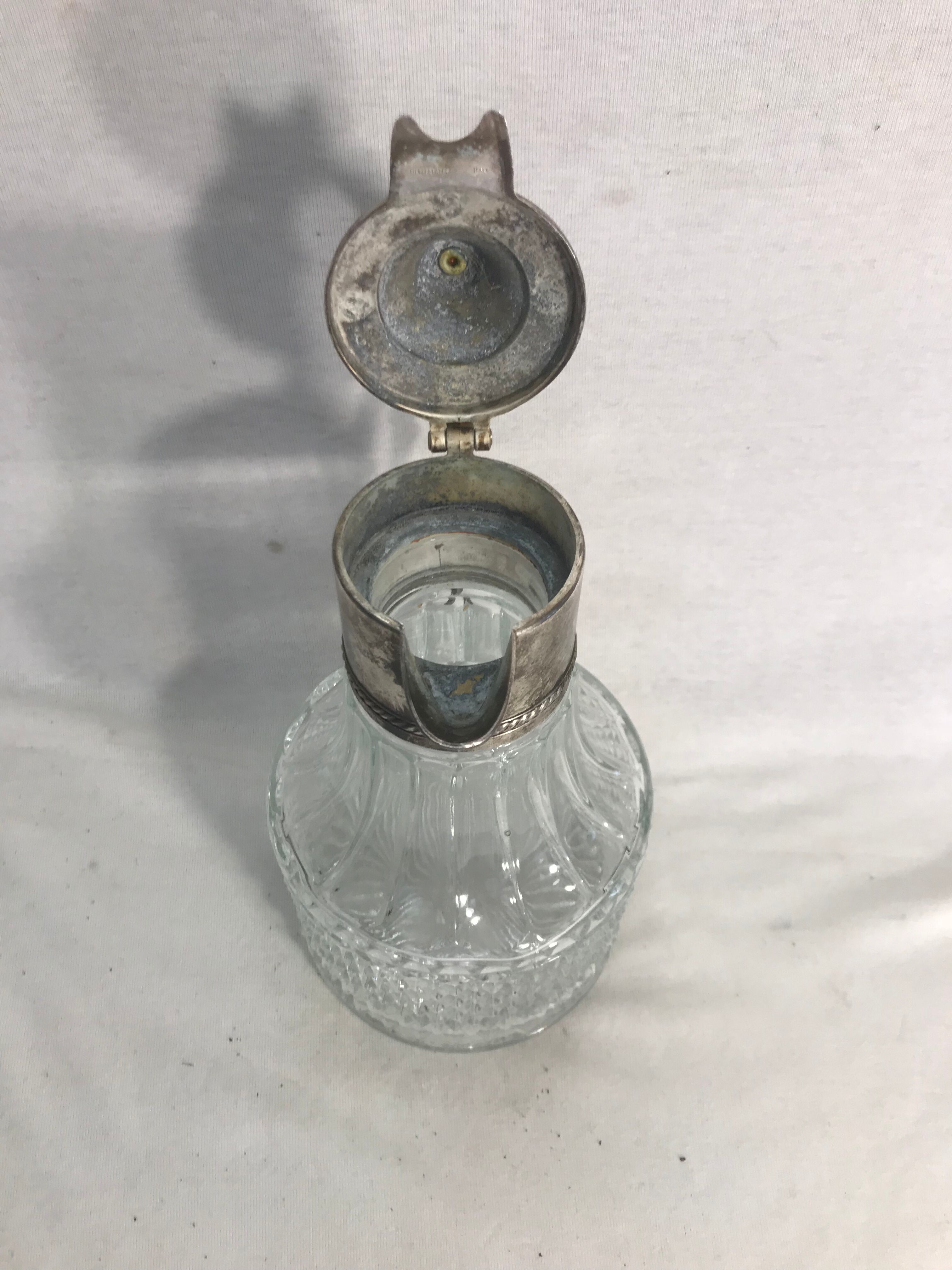 Carafe  moulded glass