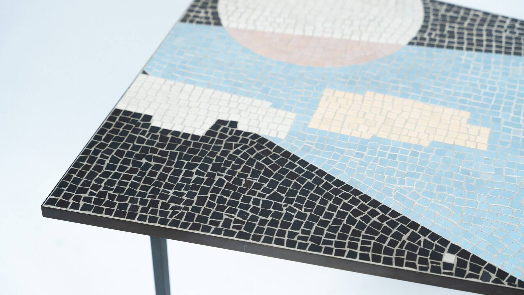 Mid-Century Modern Mosaic Side Table, 1970s