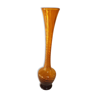 Vase soliflore en verre vrille