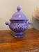 Pot, bonbonnière violette