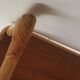 Vintage rattan wall shelf