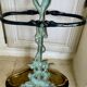 Art Nouveau cast iron umbrella stand