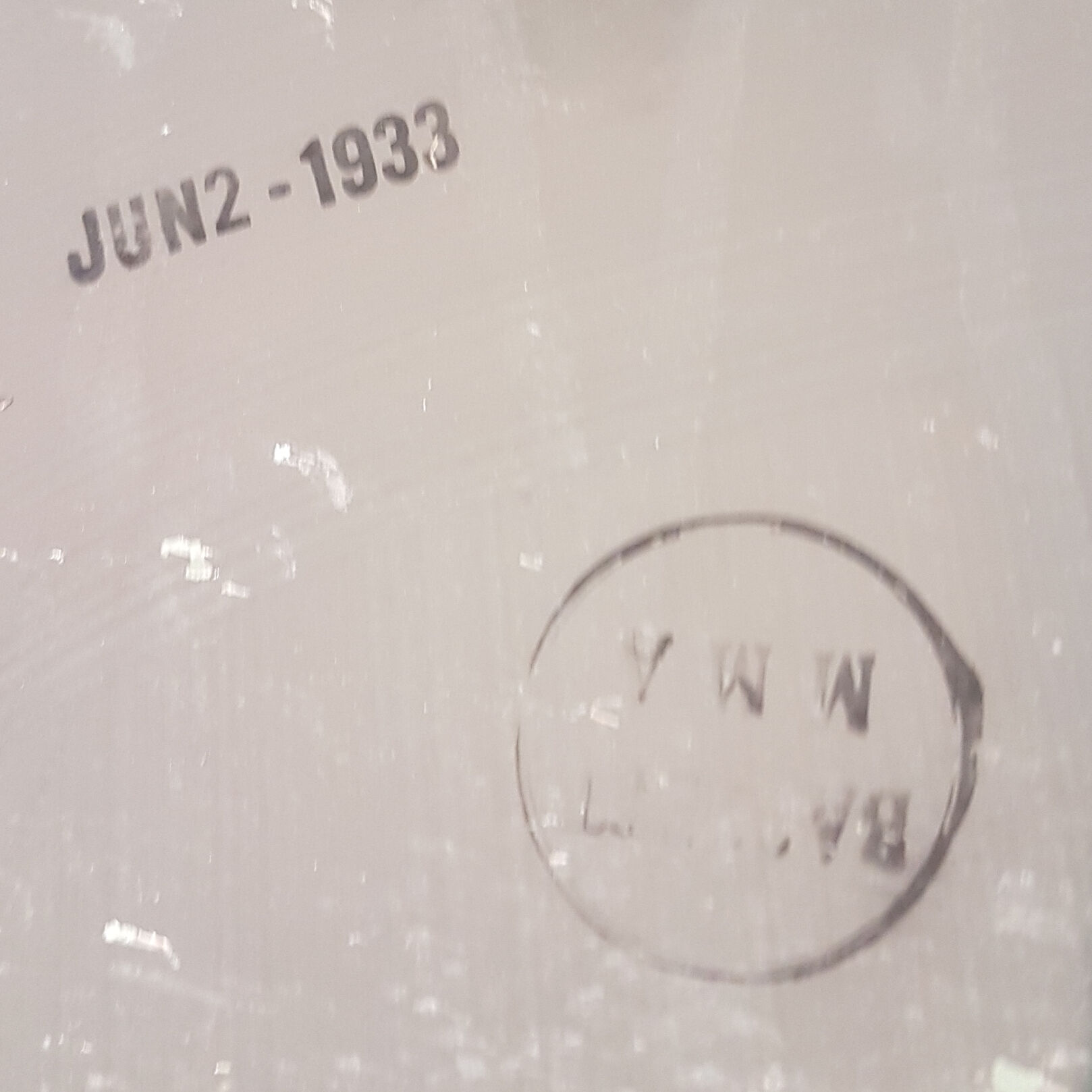 Art deco mirror USA 1933 - 55x75cm