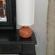 Small vintage lamp hand-painted, ceramic, 1980s.