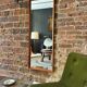 Scandinavian mirror from the 1960s by Aarhus Glasimport and Glassliberi.