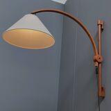 Danish teak wall lamp by Domus Denmark 1970s