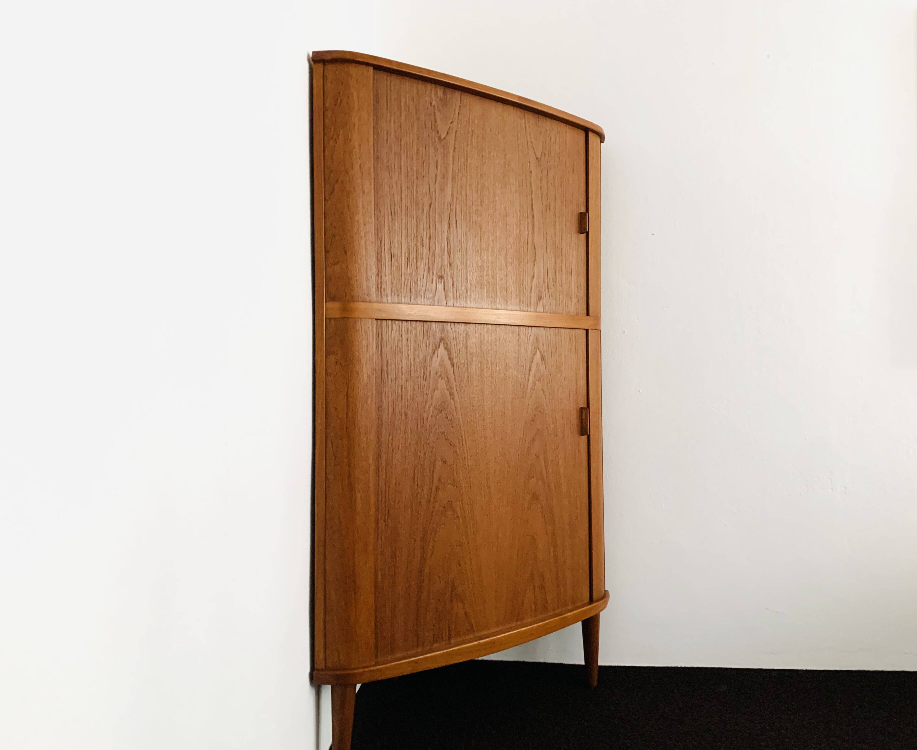 Teakwood Corner Cabinets by Arne Hovmand-Olsen for Skovmand and Andersen
