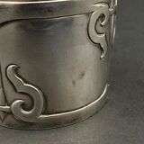 Solid silver towel ring punch minerva denise xxe