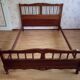 140 x 190 oak bed from the 70s