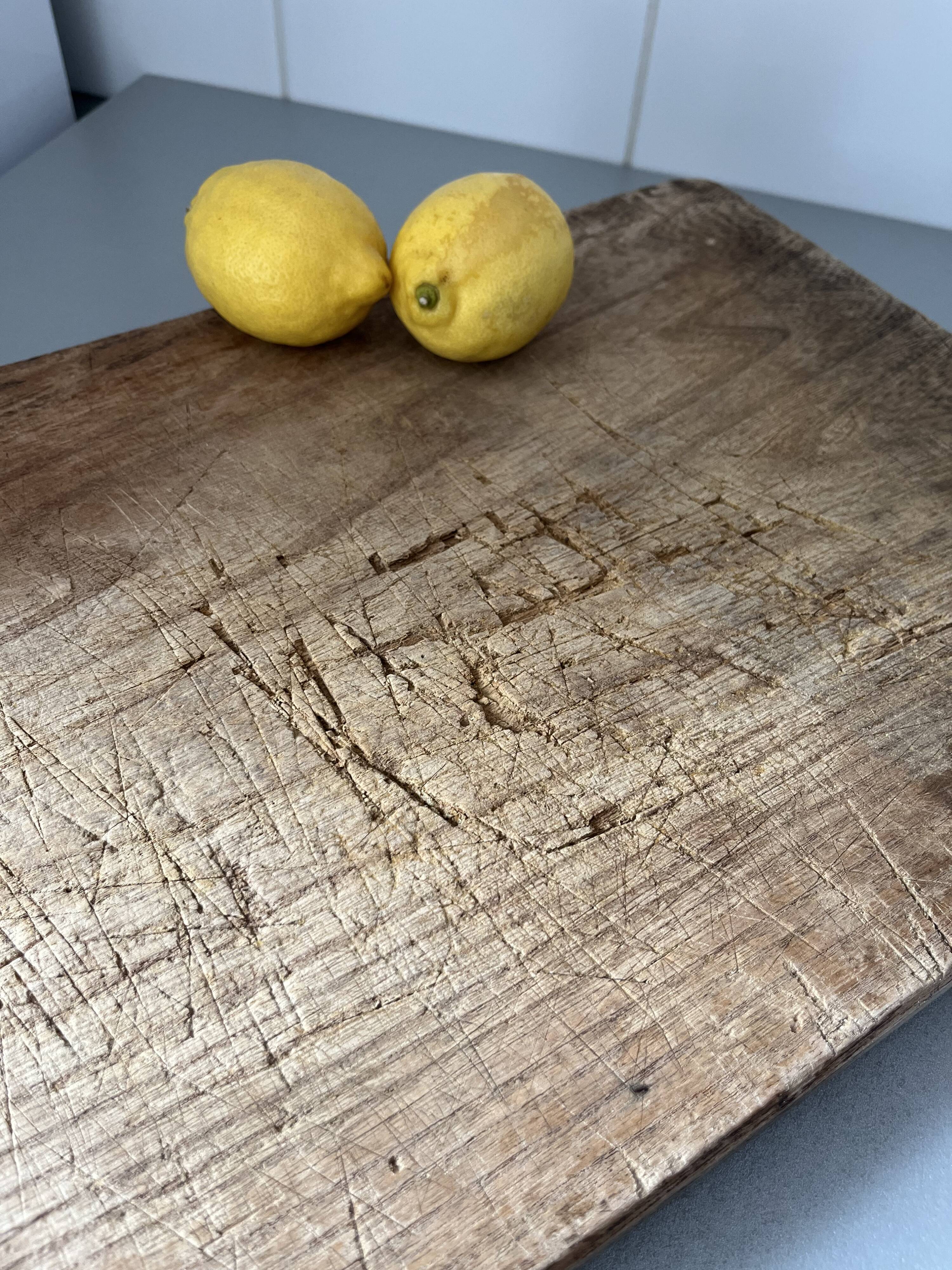 Old wooden cutting board