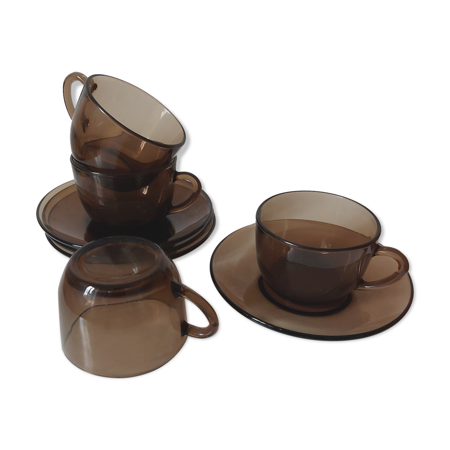 Cups vereco smoked glass