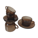 Cups vereco smoked glass