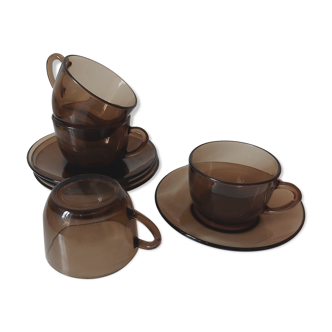 Cups vereco smoked glass