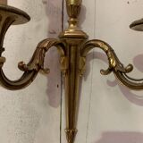 Paire d'appliques de style Louis XV en bronze doré XX siècle