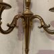 Pair of Louis XV style sconces in gilded bronze XX century