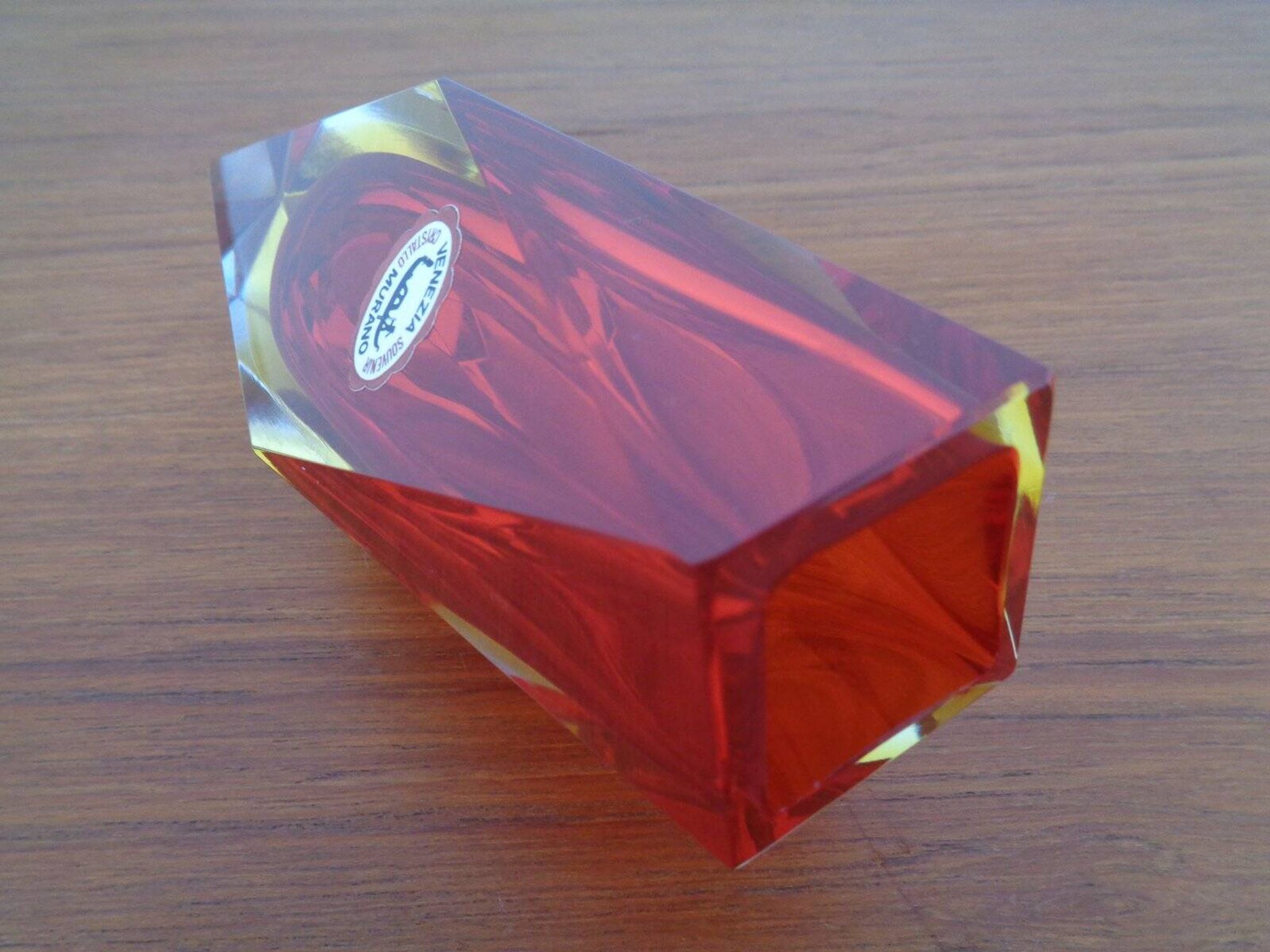 Vintage Italian Murano Glass Vase, 1960s