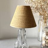 Crystal lamp with lampshade