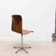 Vintage Galvanitas oak and chrome workshop chairs