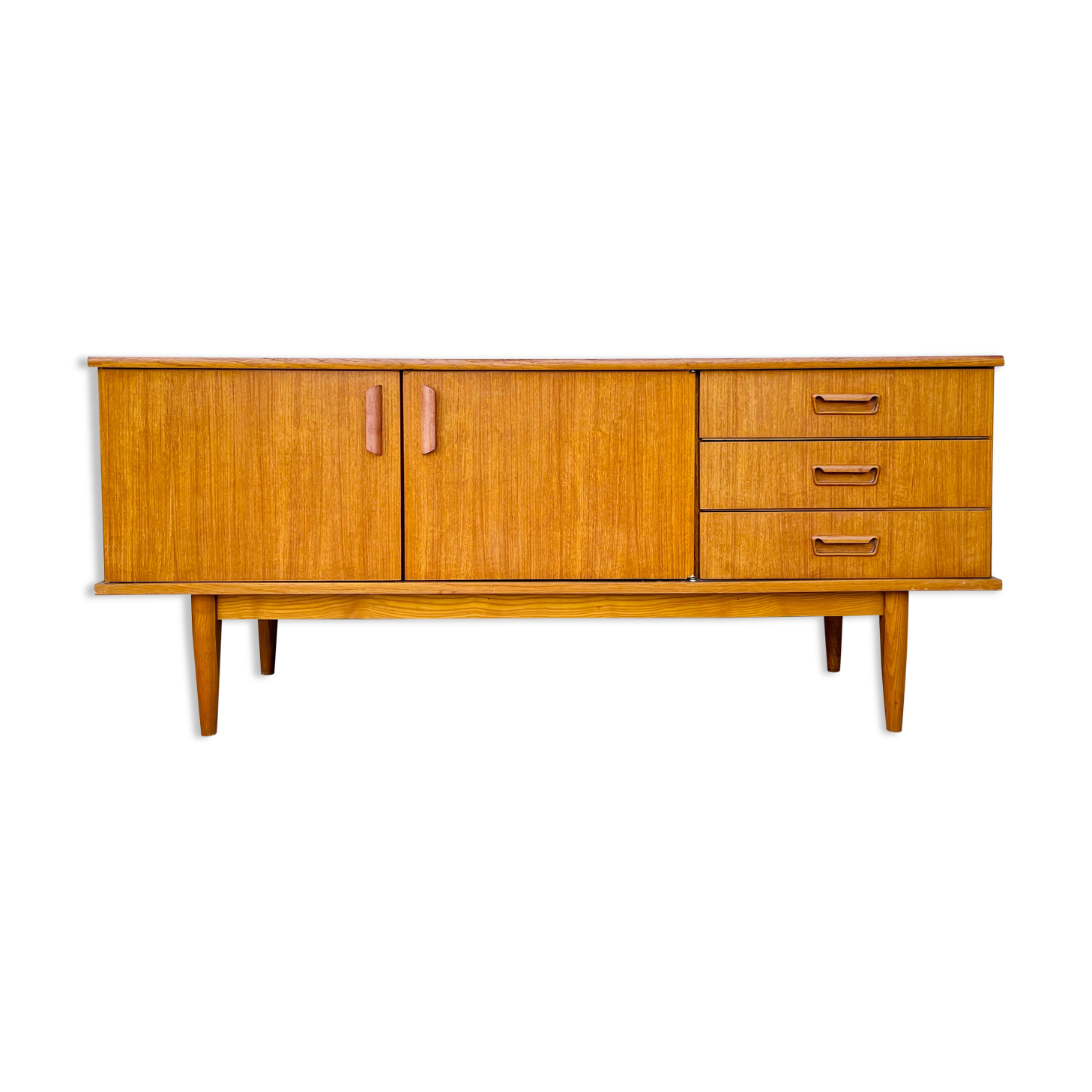 Scandinavian teak row