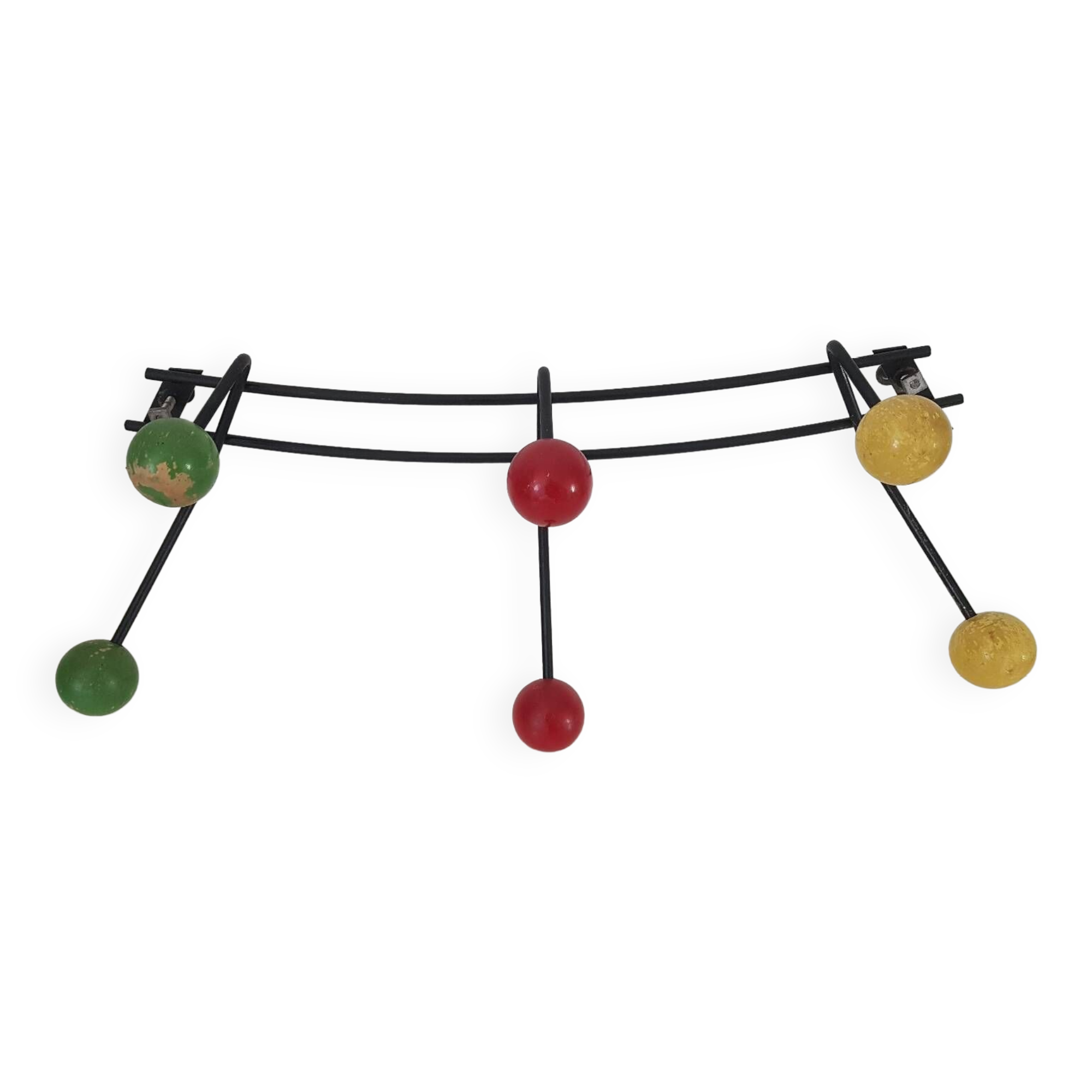 Vintage wall coat rack