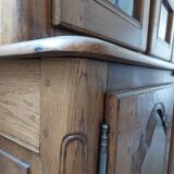 Library showcase two bodies in solid oak