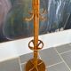 Vintage rattan parrot coat rack