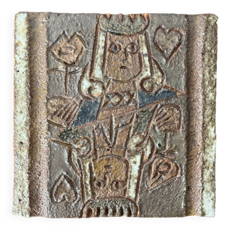 Ceramic plaque by the Argonauts, Vallauris, circa 1960