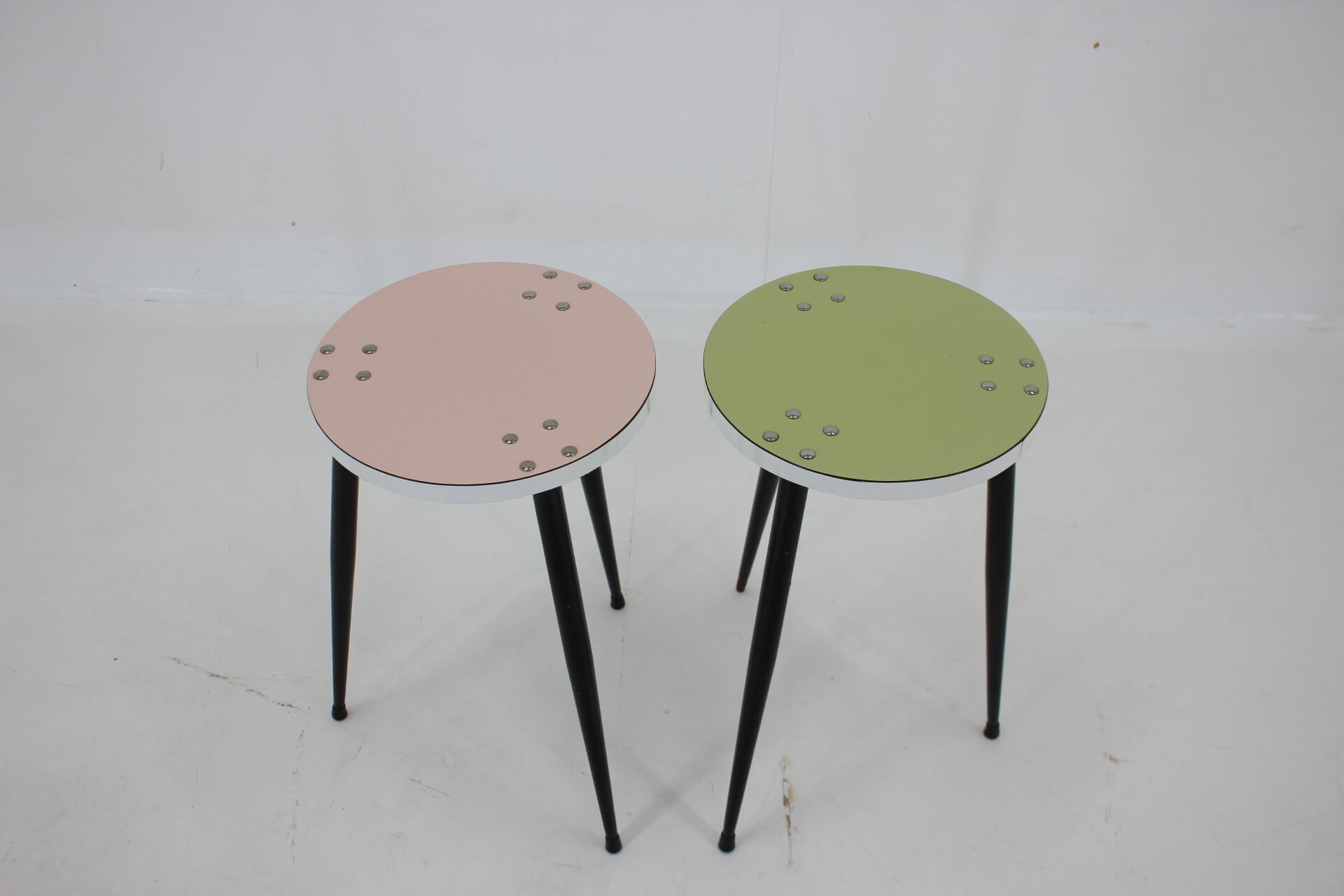 1960s pair of italian stools