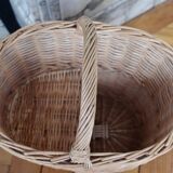 Rattan stair basket