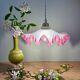 Vintage lace lampshade pendant light in pink frosted glass