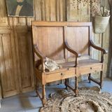 Old church bench