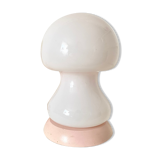 Vintage pink mushroom lamp