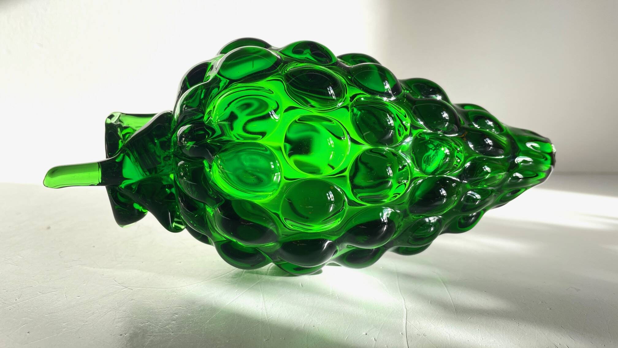 Grappe de RAISIN Verre Vert VINTAGE