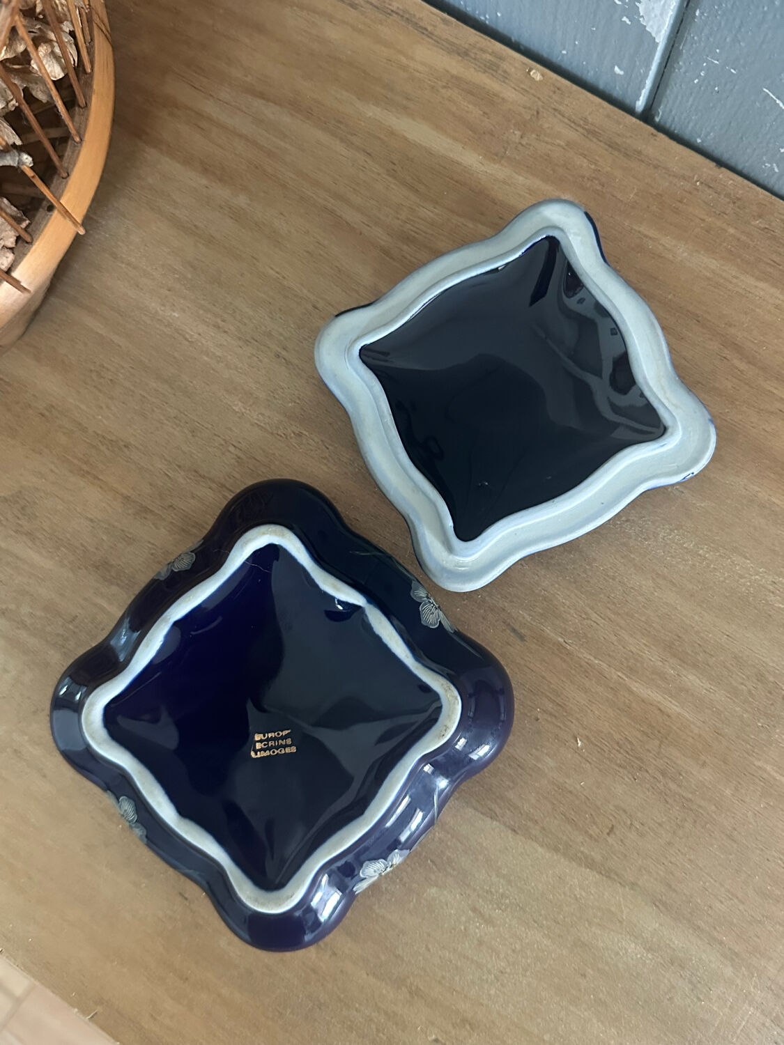 Small ceramic candy box