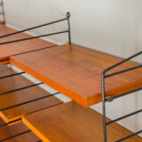 Teak Modular Wall Shelf by Nils Strinning for String, 1960s