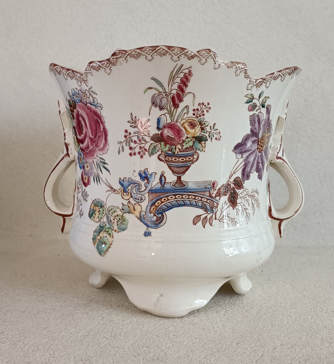 Earthenware planter